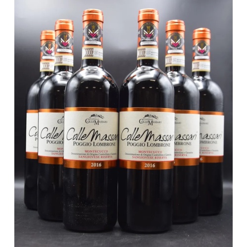 2016 Colle Massari, Poggio Lombrone Riserva Montecucco - Toscane - 6 Bouteilles (0,75 L)