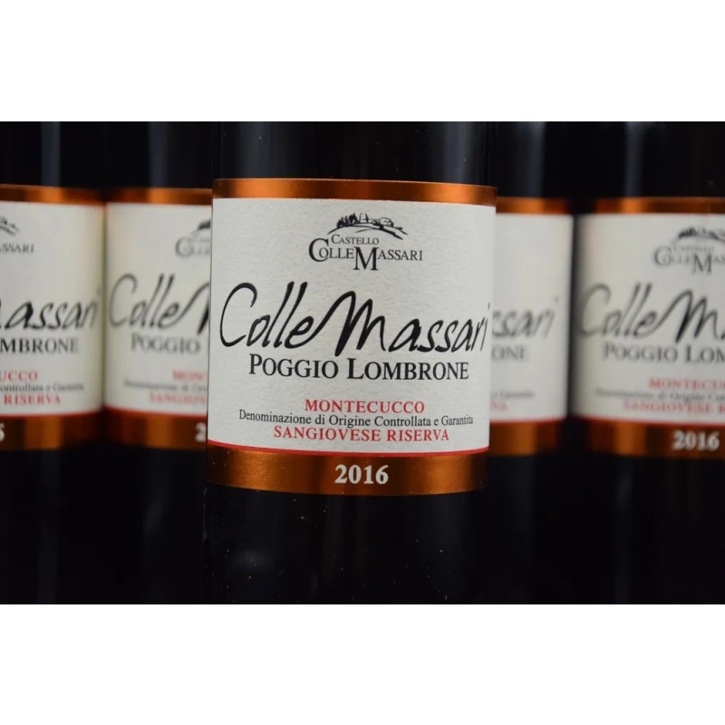 2016 Colle Massari, Poggio Lombrone Riserva Montecucco - Toscane - 6 Bouteilles (0,75 L)